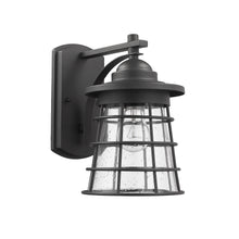 Load image into Gallery viewer, 2S090-BK11OD RADIANCE goods 1 Light Textured Black Outdoor Wall Sconce 11" Tall