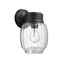 Load image into Gallery viewer, 2S095-BK10OD RADIANCE goods 1 Light Textured Black Outdoor Wall Sconce 10" Tall
