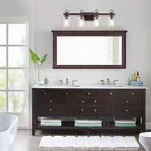 Load image into Gallery viewer, RADIANCE goods 4 Light Rubbed Bronze Finish Bath Vanity Fixture 29" Wide