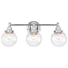 Load image into Gallery viewer, RADIANCE goods 3 Light Chrome Finish Bath Vanity Fixture 24" Wide
