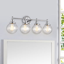 Load image into Gallery viewer, RADIANCE goods 4 Light Chrome Finish Bath Vanity Fixture 30" Wide