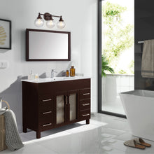 Load image into Gallery viewer, RADIANCE goods 3 Light Rubbed Bronze Finish Bath Vanity Fixture 24" Wide