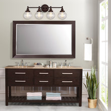 Load image into Gallery viewer, RADIANCE goods 4 Light Rubbed Bronze Finish Bath Vanity Fixture 30" Wide