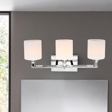 Load image into Gallery viewer, RADIANCE goods 3 Light Chrome Finish Bath Vanity Fixture 22" Wide