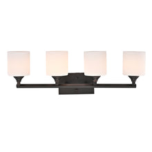 Load image into Gallery viewer, RADIANCE goods 4 Light Rubbed Bronze Finish Bath Vanity Fixture 29" Wide