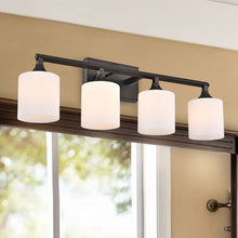 Load image into Gallery viewer, RADIANCE goods 4 Light Rubbed Bronze Finish Bath Vanity Fixture 29" Wide