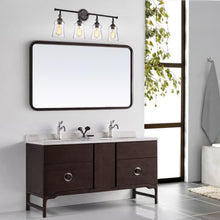 Load image into Gallery viewer, RADIANCE goods 4 Light Rubbed Bronze Finish Bath Vanity Fixture 30" Wide