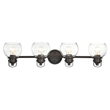 Load image into Gallery viewer, RADIANCE goods 4 Light Rubbed Bronze Finish Bath Vanity Fixture 34" Wide