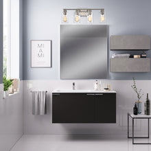 Load image into Gallery viewer, RADIANCE goods 4 Light Brushed Nickel Finish Bath Vanity Fixture 27" Wide