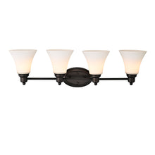Load image into Gallery viewer, RADIANCE goods 4 Light Rubbed Bronze Finish Bath Vanity Fixture 30" Wide
