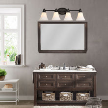 Load image into Gallery viewer, RADIANCE goods 4 Light Rubbed Bronze Finish Bath Vanity Fixture 30" Wide