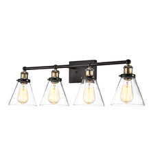 Load image into Gallery viewer, RADIANCE goods 4 Light Rubbed Bronze Finish Bath Vanity Fixture 32" Wide