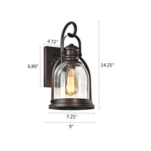 Load image into Gallery viewer, 2S200-RB14OD RADIANCE goods 1 Light Rubbed Bronze Outdoor Wall Sconce 14" Tall