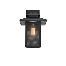 Load image into Gallery viewer, 2S201-BK13OD RADIANCE goods 1 Light Textured Black Outdoor Wall Sconce 13" Tall