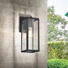 Load image into Gallery viewer, 2S202-BK14OD RADIANCE goods 1 Light Textured Black Outdoor Wall Sconce 14" Tall