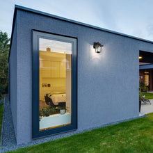 Load image into Gallery viewer, RADIANCE goods 1 Light Textured Black Outdoor Wall Sconce 10" Tall