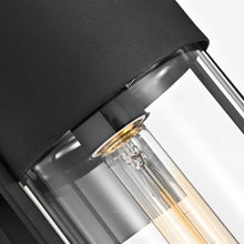 Load image into Gallery viewer, RADIANCE goods 1 Light Textured Black Outdoor Wall Sconce 14" Tall