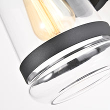 Load image into Gallery viewer, RADIANCE goods 1 Light Textured Black Outdoor Wall Sconce 14" Tall