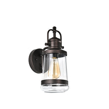 Load image into Gallery viewer, RADIANCE goods 1 Light Rubbed Bronze Outdoor Wall Sconce 14" Tall