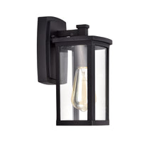 Load image into Gallery viewer, RADIANCE goods 1 Light Textured Black Outdoor Wall Sconce 11" Tall