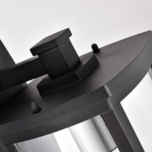 Load image into Gallery viewer, RADIANCE goods 1 Light Textured Black Outdoor Wall Sconce 14" Tall