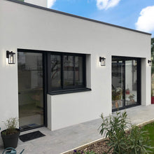 Load image into Gallery viewer, RADIANCE goods 1 Light Textured Black Outdoor Wall Sconce 14" Tall