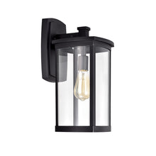 Load image into Gallery viewer, RADIANCE goods 1 Light Textured Black Outdoor Wall Sconce 17" Tall