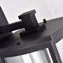 Load image into Gallery viewer, RADIANCE goods 1 Light Textured Black Outdoor Wall Sconce 17" Tall
