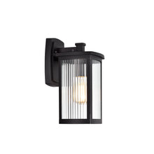 Load image into Gallery viewer, RADIANCE goods 1 Light Textured Black Outdoor Wall Sconce 14" Tall