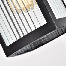 Load image into Gallery viewer, RADIANCE goods 1 Light Textured Black Outdoor Wall Sconce 14" Tall