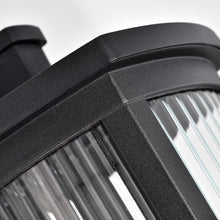 Load image into Gallery viewer, RADIANCE goods 1 Light Textured Black Outdoor Wall Sconce 14" Tall