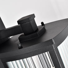 Load image into Gallery viewer, RADIANCE goods 1 Light Textured Black Outdoor Wall Sconce 14" Tall