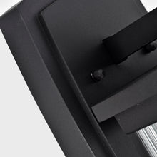 Load image into Gallery viewer, RADIANCE goods 1 Light Textured Black Outdoor Wall Sconce 17" Tall