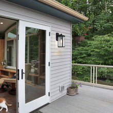 Load image into Gallery viewer, RADIANCE goods 1 Light Textured Black Outdoor Wall Sconce 17" Tall