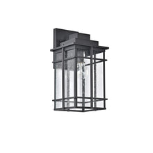 Load image into Gallery viewer, RADIANCE goods 1 Light Textured Black Outdoor Wall Sconce 14" Tall