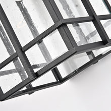 Load image into Gallery viewer, RADIANCE goods 1 Light Textured Black Outdoor Wall Sconce 14" Tall