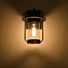 Load image into Gallery viewer, RADIANCE goods 1 Light Textured Black Outdoor Wall Sconce 13" Tall