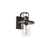 Load image into Gallery viewer, RADIANCE goods 1 Light Rubbed Bronze Outdoor Wall Sconce 12" Tall