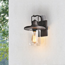 Load image into Gallery viewer, RADIANCE goods 1 Light Rubbed Bronze Outdoor Wall Sconce 12" Tall