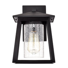 Load image into Gallery viewer, RADIANCE goods 1 Light Textured Black Outdoor Wall Sconce 11" Tall