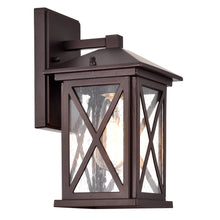 Load image into Gallery viewer, RADIANCE goods 1 Light Oil Rubbed Bronze Outdoor Wall Sconce 12" Tall