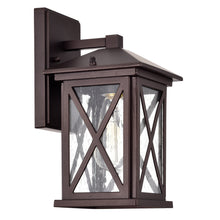 Load image into Gallery viewer, RADIANCE goods 1 Light Oil Rubbed Bronze Outdoor Wall Sconce 12" Tall
