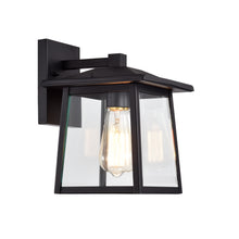 Load image into Gallery viewer, RADIANCE goods 1 Light Textured Black Outdoor Wall Sconce 11" Tall