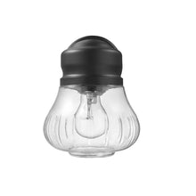 Load image into Gallery viewer, RADIANCE goods 1 Light Textured Black Outdoor Wall Sconce 9" Tall