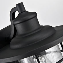 Load image into Gallery viewer, RADIANCE goods 1 Light Textured Black Outdoor Wall Sconce 14" Tall