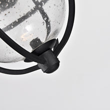 Load image into Gallery viewer, RADIANCE goods 1 Light Textured Black Outdoor Wall Sconce 14" Tall