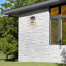 Load image into Gallery viewer, RADIANCE goods 1 Light Textured Black Outdoor Wall Sconce 13" Tall