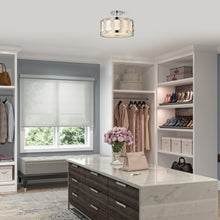 Load image into Gallery viewer, RADIANCE goods 2 Light Chrome Semi-Flush Ceiling Mount 30" Wide