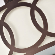 Load image into Gallery viewer, RADIANCE goods 3 Light Rubbed Bronze Semi-Flush Ceiling Mount 15" Wide