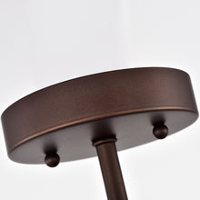 Load image into Gallery viewer, RADIANCE goods 3 Light Rubbed Bronze Semi-Flush Ceiling Mount 15" Wide